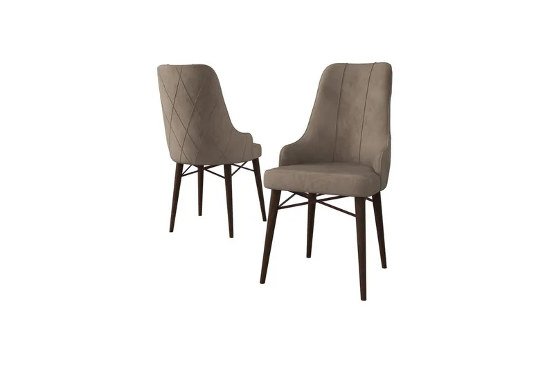 Spisestole Puntoz Cappuccino / Brun - Cappuccino / Brun - Møbler - Stole & lænestole - Spisebordsstole & køkkenstole