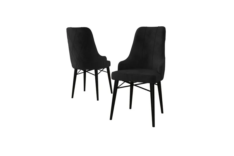 Spisestole Puntoz Sort - Sort - Møbler - Stole & lænestole - Spisebordsstole & køkkenstole