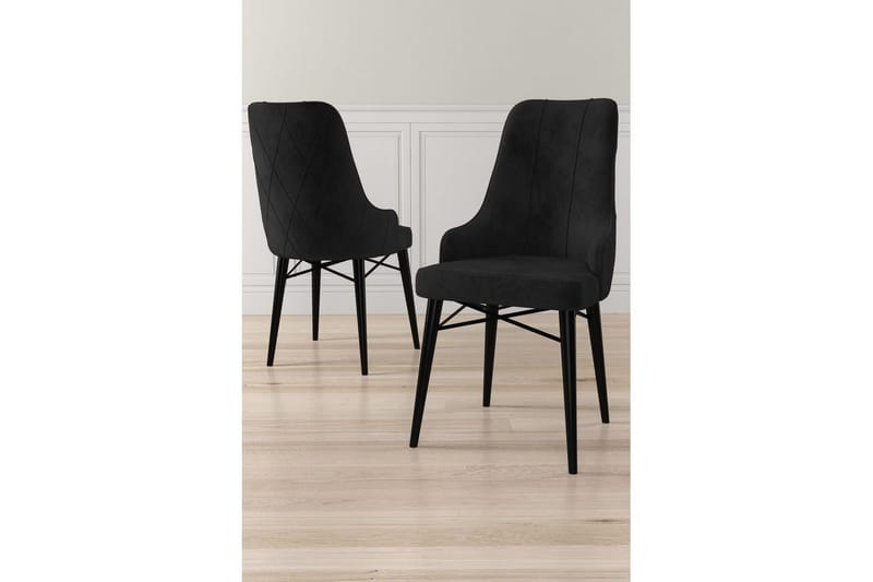 Spisestole Puntoz Sort - Sort - Møbler - Stole & lænestole - Spisebordsstole & køkkenstole