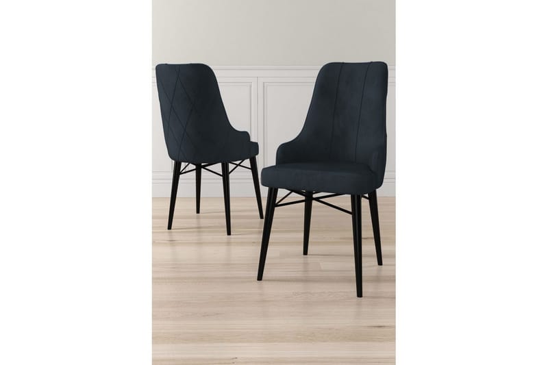 Spisestole Puntoz Antracit / Sort - Antracit / Sort - Møbler - Stole & lænestole - Spisebordsstole & køkkenstole
