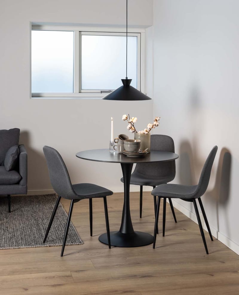 Spisestuestol HOME4YOU Celia Grå - grå - Møbler - Stole & lænestole - Spisebordsstole & køkkenstole