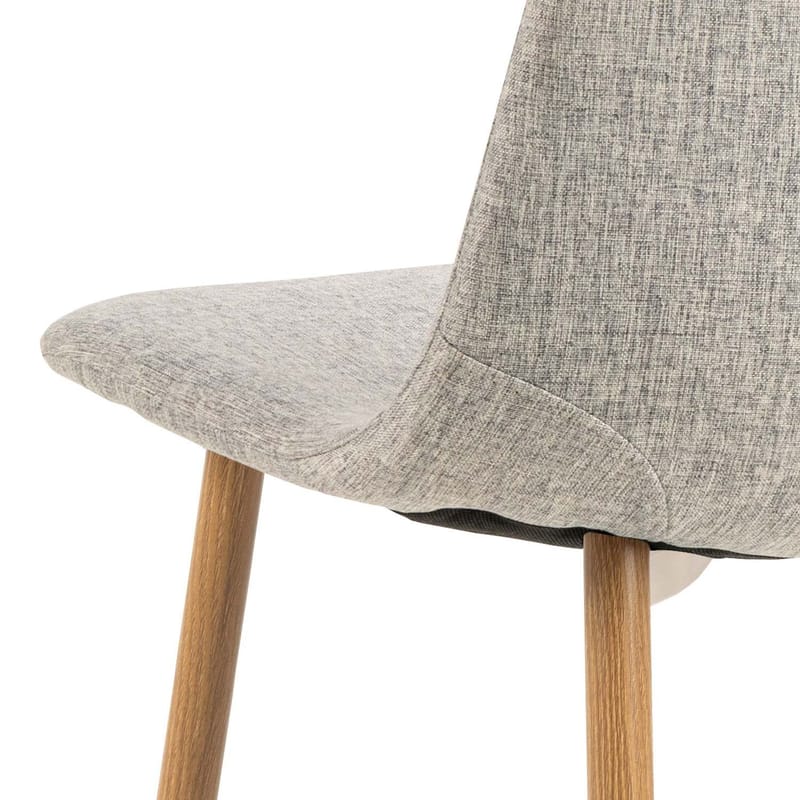 Spisestuestol HOME4YOU Celia Grå/eg - grå/eg - Møbler - Stole & lænestole - Spisebordsstole & køkkenstole