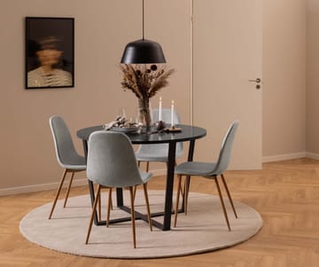 Spisestuestol HOME4YOU Celia Grå/eg - grå/eg - Møbler - Stole & lænestole - Spisebordsstole & køkkenstole