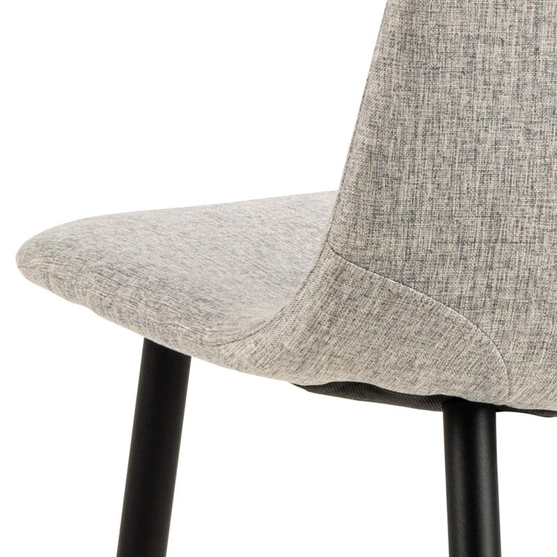 Spisestuestol HOME4YOU Celia Grå/sort - grå/sort - Møbler - Stole & lænestole - Spisebordsstole & køkkenstole