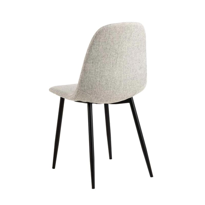 Spisestuestol HOME4YOU Celia Grå/sort - grå/sort - Møbler - Stole & lænestole - Spisebordsstole & køkkenstole