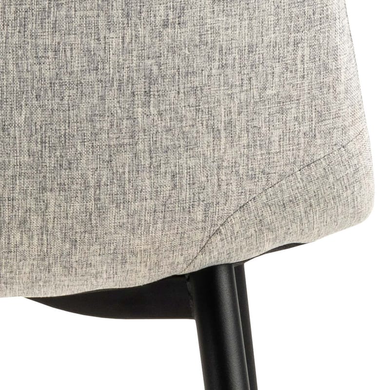 Spisestuestol HOME4YOU Celia Grå/sort - grå/sort - Møbler - Stole & lænestole - Spisebordsstole & køkkenstole
