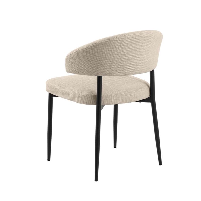 Spisestuestol HOME4YOU Edina beige - Beige - Møbler - Stole & lænestole - Spisebordsstole & køkkenstole