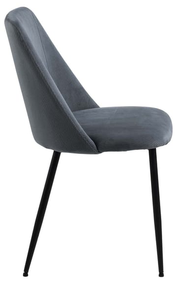Spisestuestol HOME4YOU Ines Grå/sort - grå/sort - Møbler - Stole & lænestole - Spisebordsstole & køkkenstole