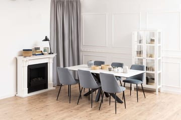 Spisestuestol HOME4YOU Ines Grå/sort - grå/sort - Møbler - Stole & lænestole - Spisebordsstole & køkkenstole