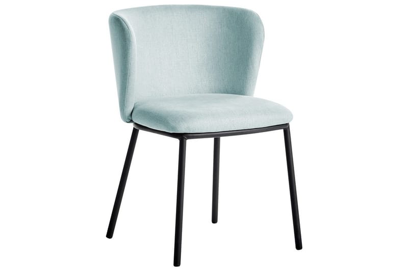 Spisestuestol Mina sæt med 2 Blå/Sort - Blå/Sort - Møbler - Stole & lænestole - Spisebordsstole & køkkenstole