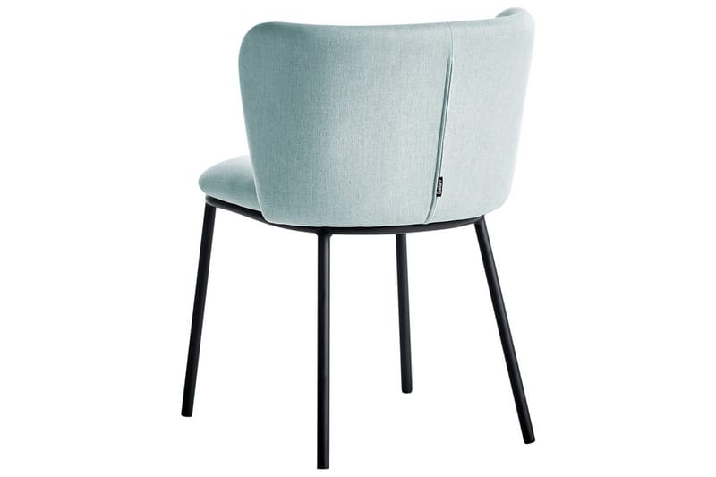 Spisestuestol Mina sæt med 2 Blå/Sort - Blå/Sort - Møbler - Stole & lænestole - Spisebordsstole & køkkenstole