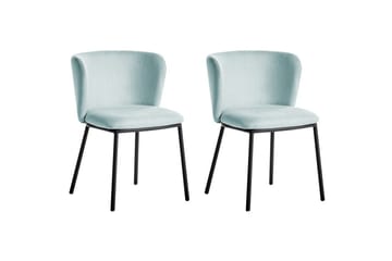Spisestuestol Mina sæt med 2 Blå/Sort