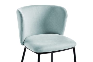 Spisestuestol Mina sæt med 2 Blå/Sort - Blå/Sort - Møbler - Stole & lænestole - Spisebordsstole & køkkenstole