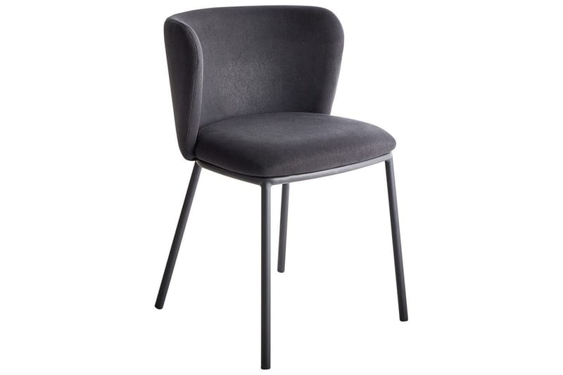 Spisestuestol Mina sæt med 2 Sort - Sort - Møbler - Stole & lænestole - Spisebordsstole & køkkenstole