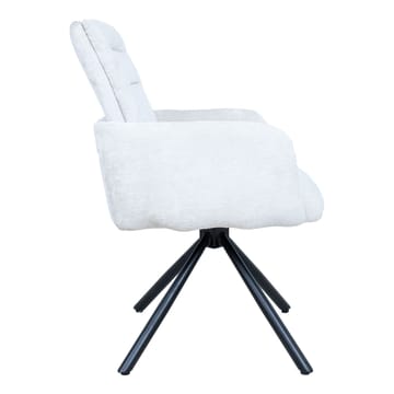 Stol HOME4YOU Batul Linnedhvid - Hørhvid - Møbler - Stole & lænestole - Spisebordsstole & køkkenstole
