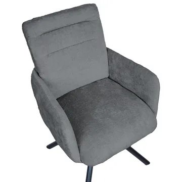 Stol HOME4YOU Batul Mørkegrå - Mørkegrå - Møbler - Stole & lænestole - Spisebordsstole & køkkenstole