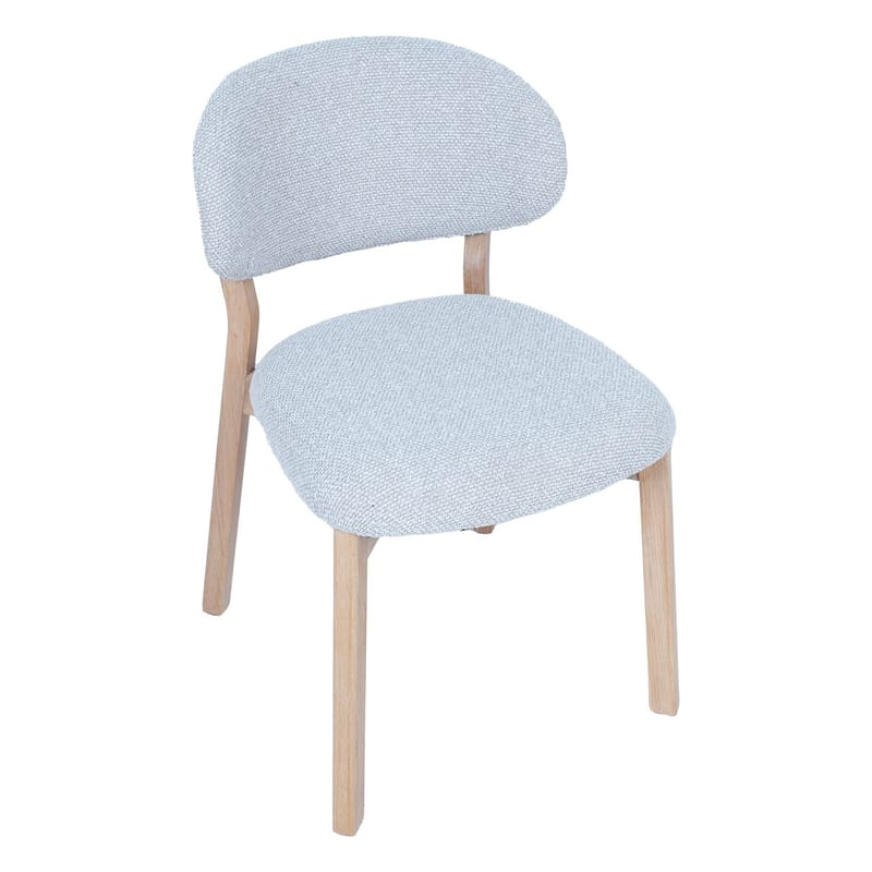 Stol HOME4YOU Bless Lysegrå - Lysegrå - Møbler - Stole & lænestole - Spisebordsstole & køkkenstole