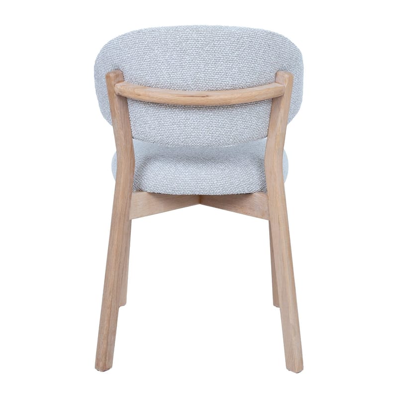 Stol HOME4YOU Bless Lysegrå - Lysegrå - Møbler - Stole & lænestole - Spisebordsstole & køkkenstole