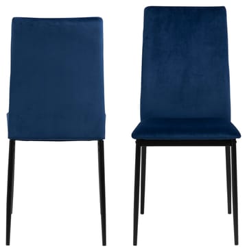 Stol HOME4YOU Demina Blå - Blå - Møbler - Stole & lænestole - Spisebordsstole & køkkenstole