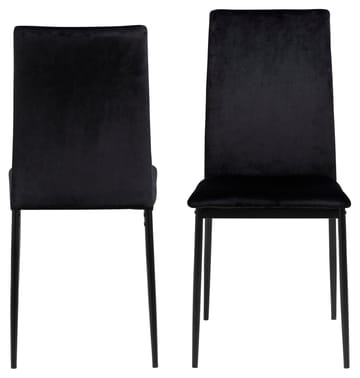Stol HOME4YOU Demina Sort - Sort - Møbler - Stole & lænestole - Spisebordsstole & køkkenstole