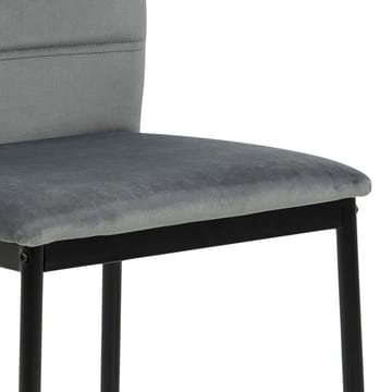 Stol HOME4YOU Dia mørkegrå - Mørkegrå - Møbler - Stole & lænestole - Spisebordsstole & køkkenstole