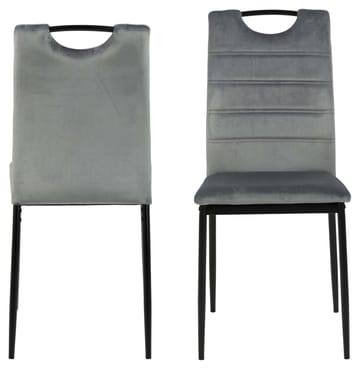 Stol HOME4YOU Dia mørkegrå - Mørkegrå - Møbler - Stole & lænestole - Spisebordsstole & køkkenstole