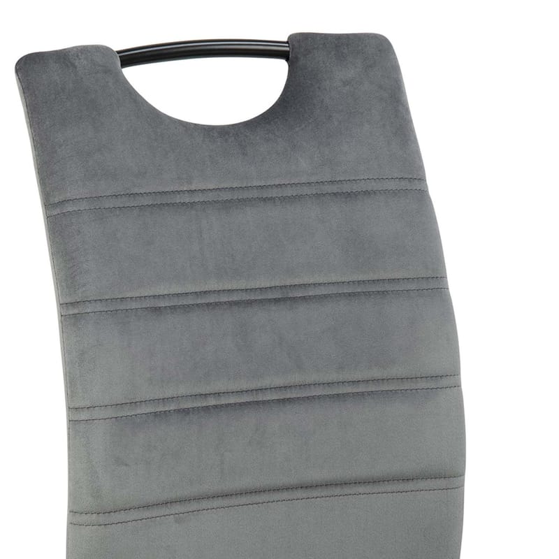 Stol HOME4YOU Dia mørkegrå - Mørkegrå - Møbler - Stole & lænestole - Spisebordsstole & køkkenstole