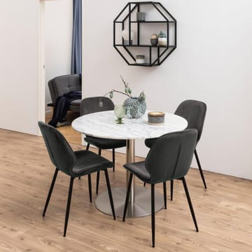 Stol HOME4YOU Femke antracit - Antracit - Møbler - Stole & lænestole - Spisebordsstole & køkkenstole