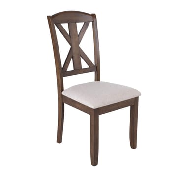 Stol HOME4YOU James mørk eg - brun - Møbler - Stole & lænestole - Spisebordsstole & køkkenstole