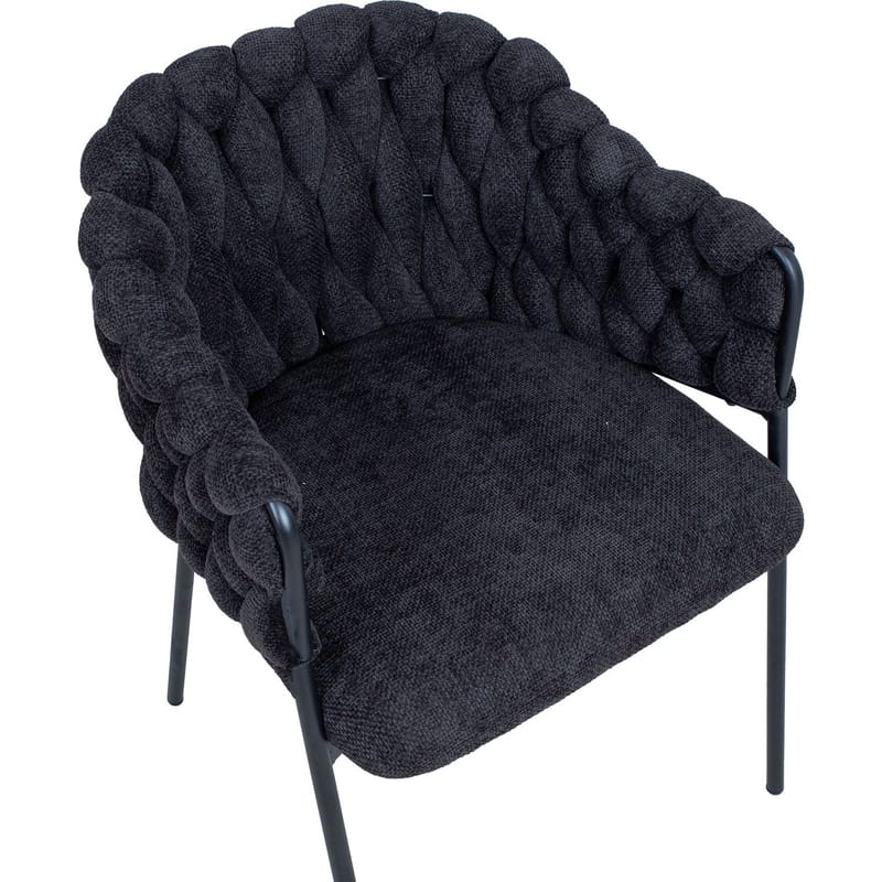 Stol HOME4YOU Kronos Sort - Sort - Møbler - Stole & lænestole - Spisebordsstole & køkkenstole