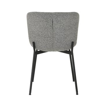 Stol HOME4YOU Manolo Grå bouclé - Grå - Møbler - Stole & lænestole - Spisebordsstole & køkkenstole