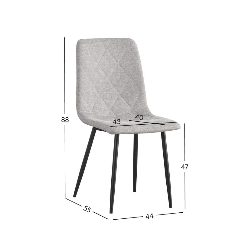 Stol HOME4YOU Mels Beige - beige - Møbler - Stole & lænestole - Spisebordsstole & køkkenstole