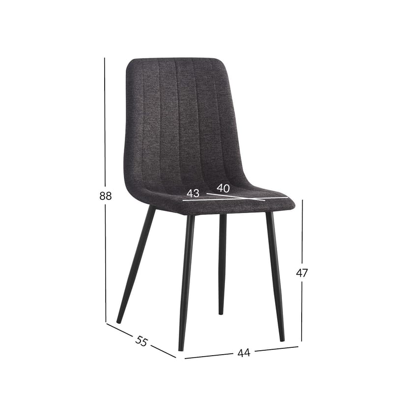 Stol HOME4YOU Milke Brun - Brun - Møbler - Stole & lænestole - Spisebordsstole & køkkenstole