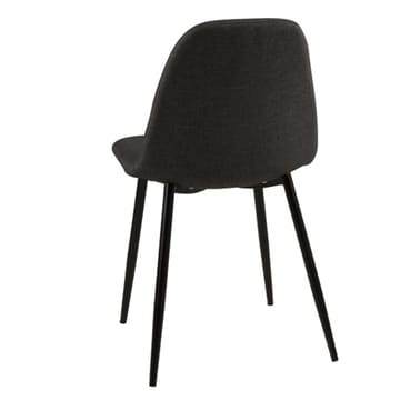 Stol HOME4YOU Wilma grå/sort - Grå/sort - Møbler - Stole & lænestole - Spisebordsstole & køkkenstole