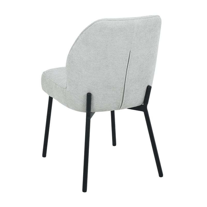 Stol HOME4YOU Zaylen Lysegrå - Lysegrå - Møbler - Stole & lænestole - Spisebordsstole & køkkenstole