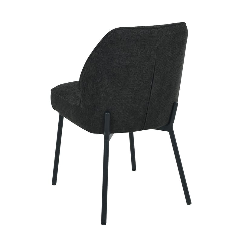 Stol HOME4YOU Zaylen Sort - Sort - Møbler - Stole & lænestole - Spisebordsstole & køkkenstole