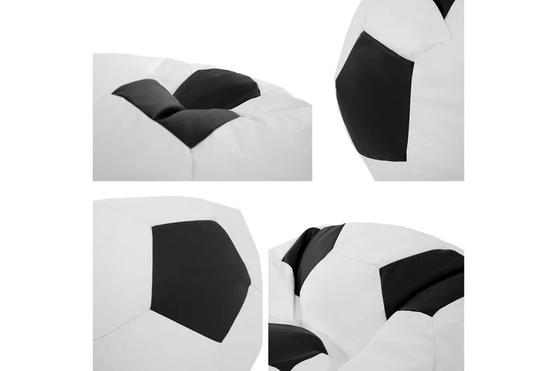 Svalliden Sækkestol 95 cm - Hvid / Sort - Møbler - Stole & lænestole - Sækkestol