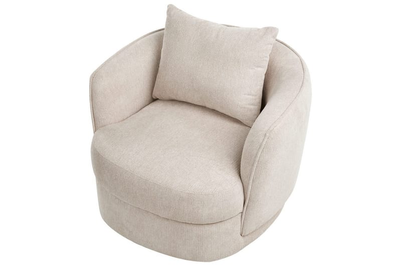 Svingbar lænestol Andalen - Beige - Møbler - Stole & lænestole - Lænestole