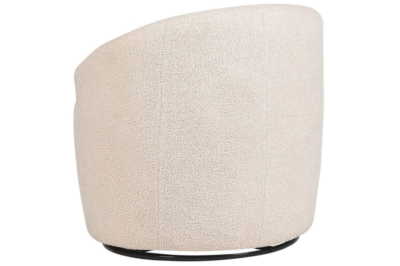 Svingbar lænestol Davik - Beige, sort - Møbler - Stole & lænestole - Lænestole