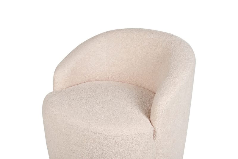 Svingbar lænestol Davik - Beige, sort - Møbler - Stole & lænestole - Lænestole