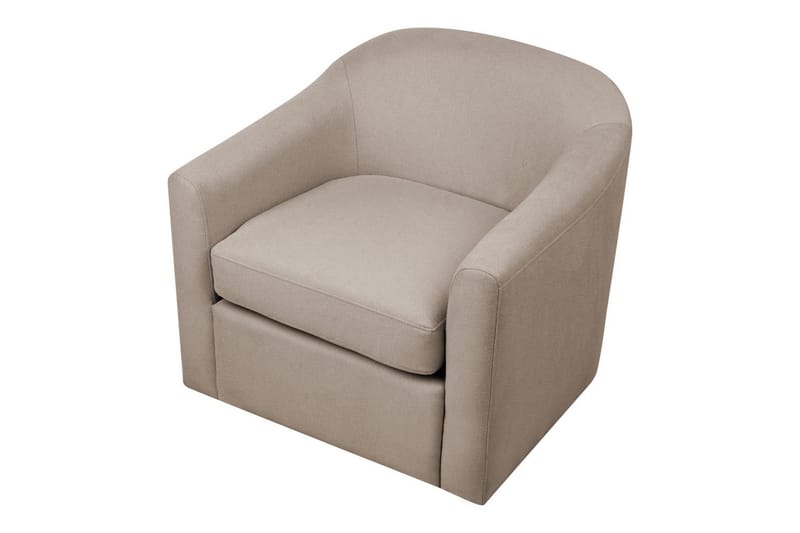 Svingbar lænestol Magnor - Beige, sort - Møbler - Stole & lænestole - Lænestole