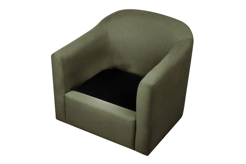 Svingbar lænestol Magnor - Grøn, Sort - Møbler - Stole & lænestole - Lænestole