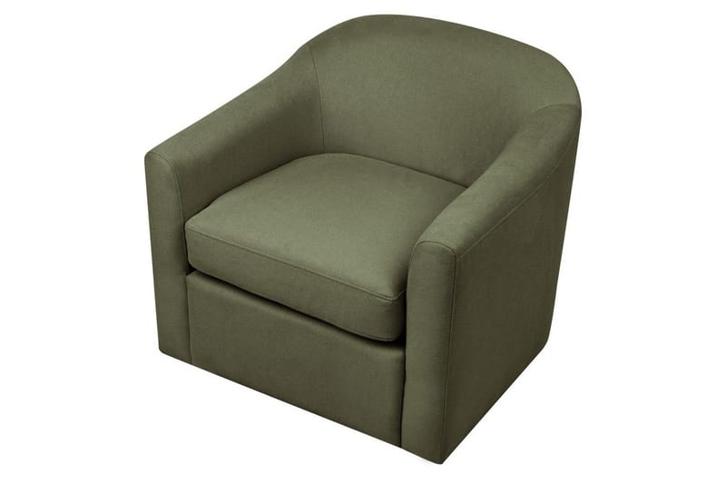 Svingbar lænestol Magnor - Grøn, Sort - Møbler - Stole & lænestole - Lænestole