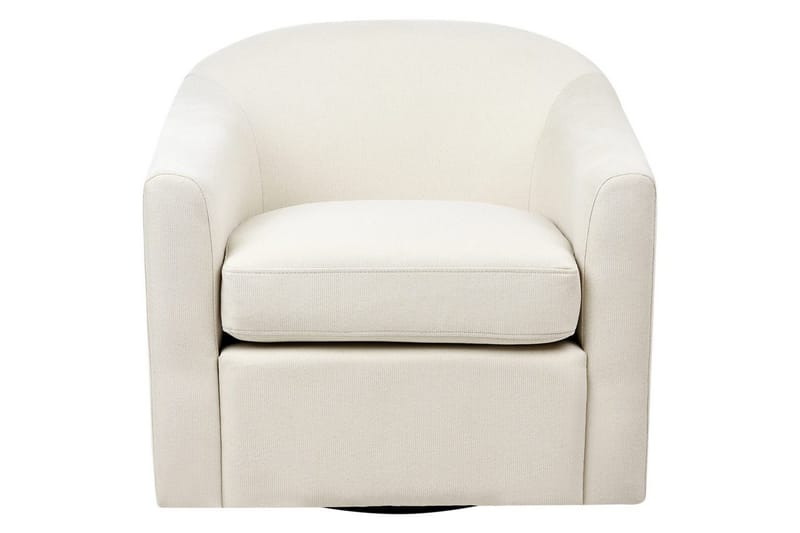 Svingbar lænestol Magnor - Lys beige, sort - Møbler - Stole & lænestole - Lænestole