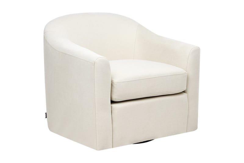 Svingbar lænestol Magnor - Lys beige, sort - Møbler - Stole & lænestole - Lænestole
