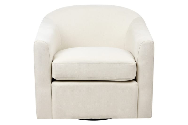 Svingbar lænestol Magnor - Lys beige, sort - Møbler - Stole & lænestole - Lænestole