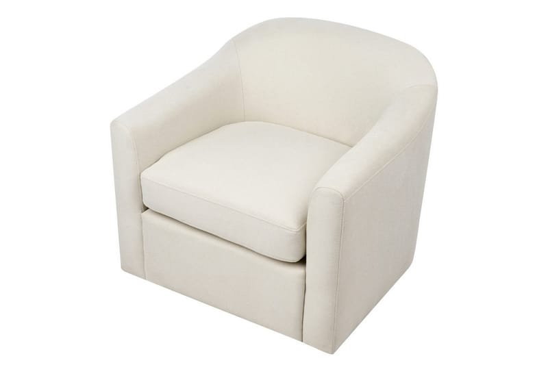 Svingbar lænestol Magnor - Lys beige, sort - Møbler - Stole & lænestole - Lænestole