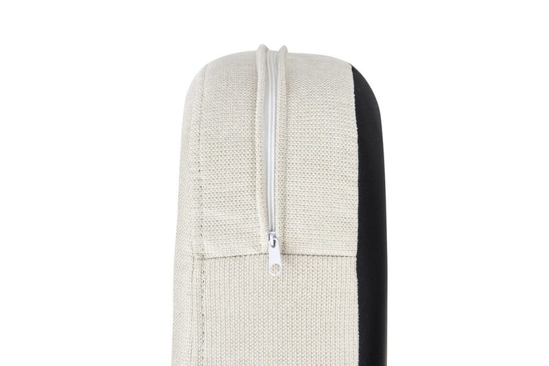 Svingbar lænestol Magnor - Lys beige, sort - Møbler - Stole & lænestole - Lænestole