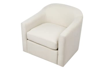 Svingbar lænestol Magnor - Lys beige, sort - Møbler - Stole & lænestole - Lænestole