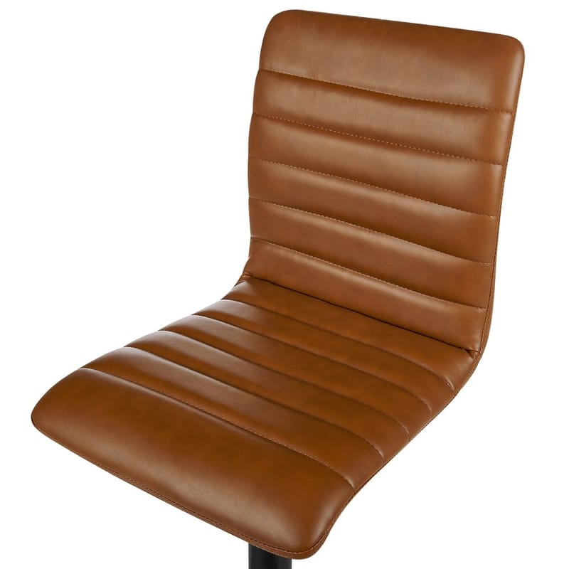 Svingbar skammel Lucerne 2-pak - Brun, Sort - Møbler - Stole & lænestole - Barstole